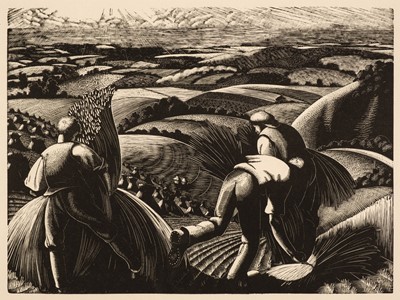 Lot 411 - Leighton (Claire, 1898-1989). Harvesting, wood engraving