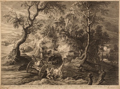 Lot 19 - Bolswert (Schelte Adamsz., 1576-1659). Forest Crossed by a Stream..., circa 1638..., and others