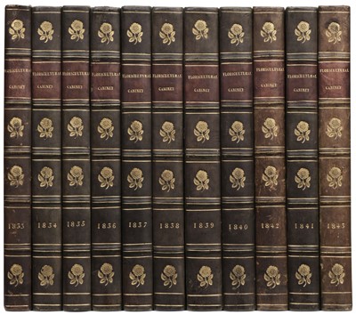 Lot 91 - Harrison (Joseph). The Floricultural Cabinet and Florist's Magazine, 11 vols, 1st ed, 1833-43