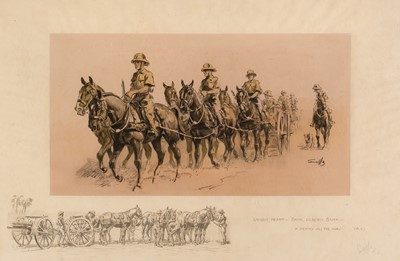 Lot 285 - Payne (Charles Johnson, "Snaffles"). "Ubique meant - 'Bank', Olborn Bank..., circa 1920