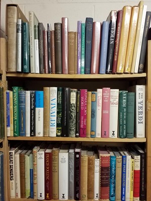 Lot 496 - Music. A large collection of modern opera, classical music, & instrument reference