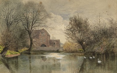 Lot 178 - Fraser (George Gordon, 1854-1895). The Old Mill, watercolour