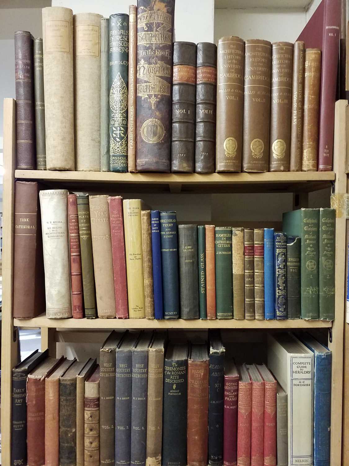 Lot 495 - Church Architecture. A large collection of
