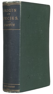 Lot 72 - Darwin (Charles). On the Origin of Species, 5th edition, (Tenth Thousand), 1869