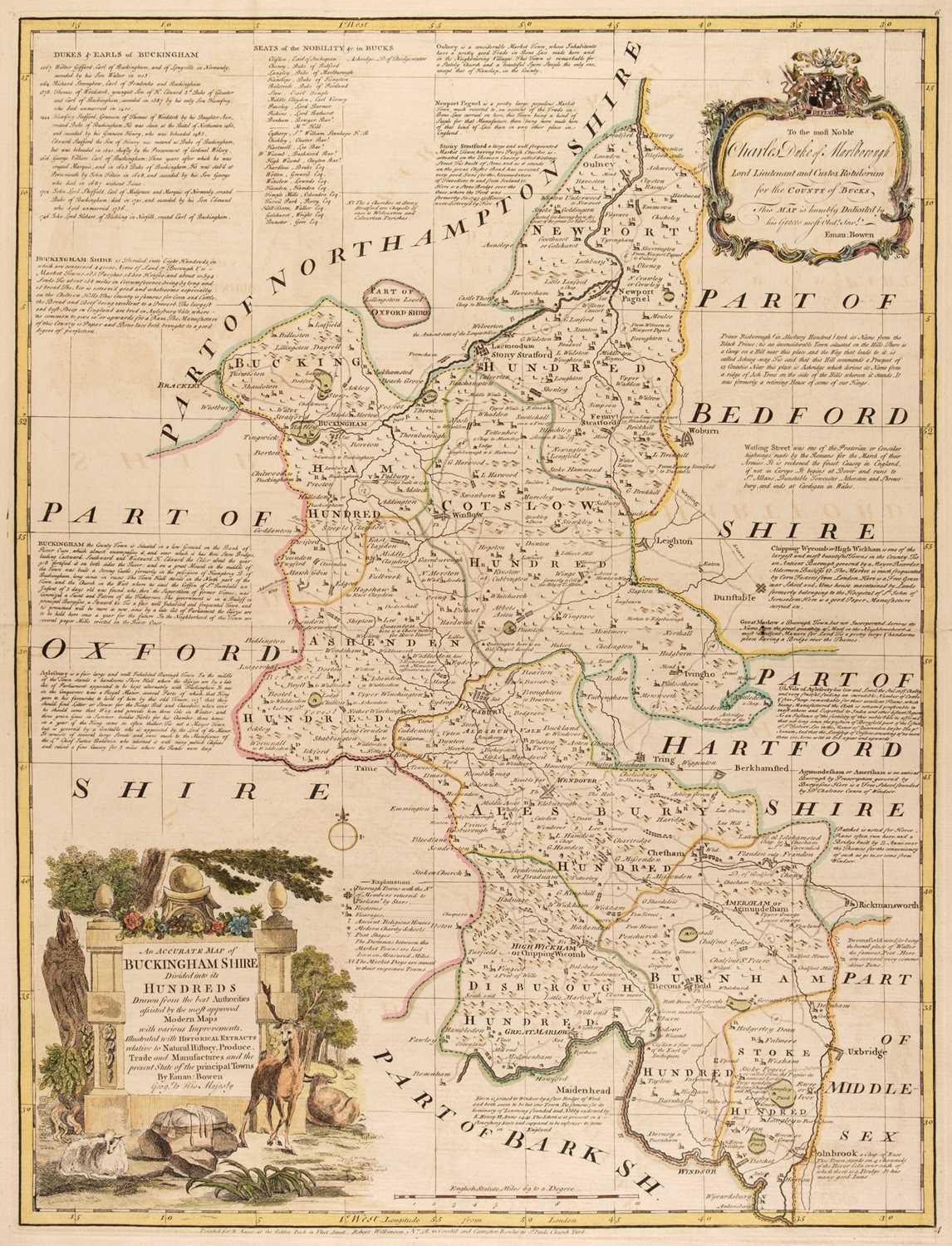 Lot 158 - Bowen (Emanuel). Two Maps of Berkshire