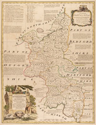 Lot 158 - Bowen (Emanuel). Two Maps of Berkshire & Buckinghamshire, circa 1785