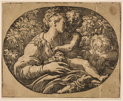 Lot 4 - Da Trento (Antonio, circa 1510-1550). Madonna of the Roses, after Parmigianino, circa 1527-1530