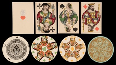 Lot 358 - Worldwide playing cards. Globe playing cards, circa 1879, & approximately 223 others