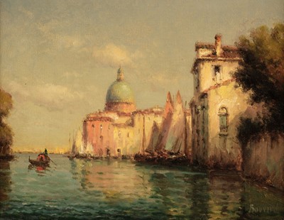 Lot 237 - Bouvard (Antoine, 1870-1955/6). The Grand Canal, Venice, oil on canvas