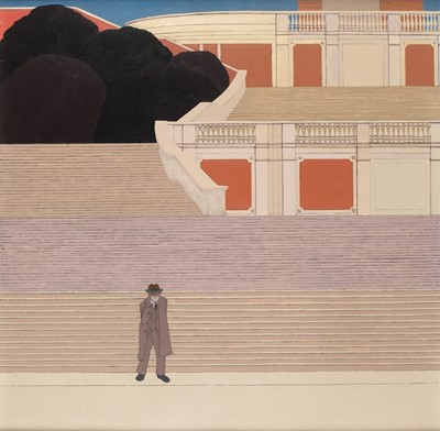 Lot 274 - Coulthard (Jack, 1930-2016). Freud on the Spanish Steps, circa 1970