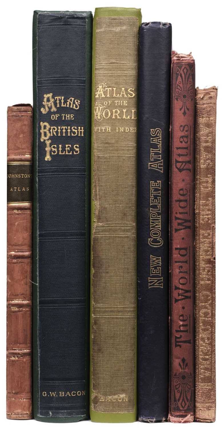 Lot 1 - Atlases. A Collection of Six Atlases, 19th & early 20th century