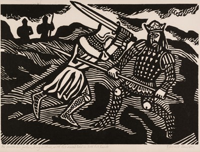 Lot 474 - 1982 Bawden (Edward, 1903-1989). He smote his father, King Arthur..., 1982 and one other