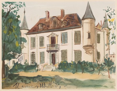 Lot 378 - Utrillo (Maurice, 1883-1955). Le petit chateau, 1925