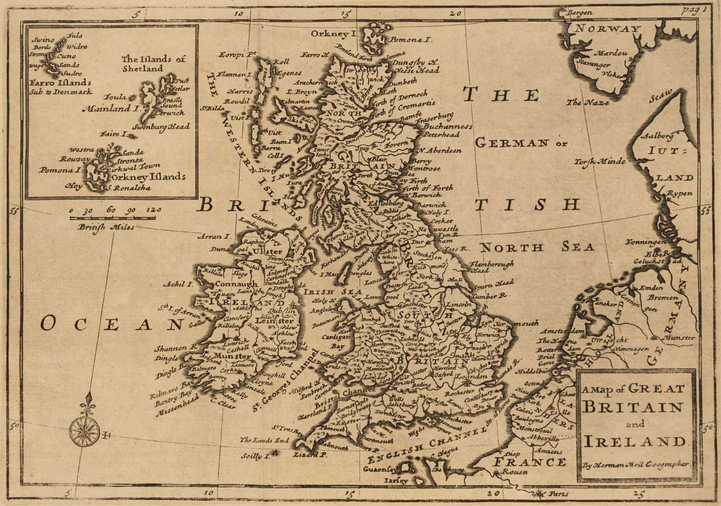 Lot 28 - Cox (Thomas). Magna Britannia et Hibernia..., 6 volumes, London: 1720