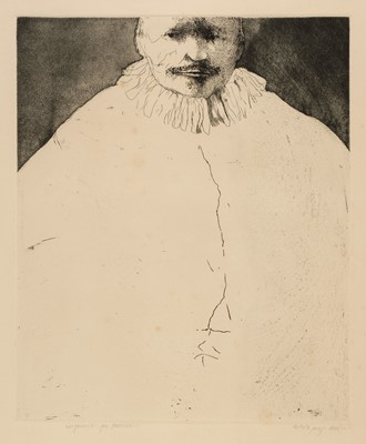 Lot 329 - Baskin (Leonard, 1922-2000). Rembrandt, circa 1960, etching