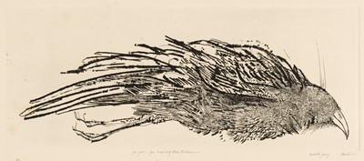 Lot 323 - Baskin (Leonard, 1922-2000). Dead Bird, woodblock