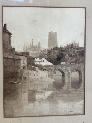 Lot 168 - Cotman (Frederick George, 1850-1920). Durham, watercolour