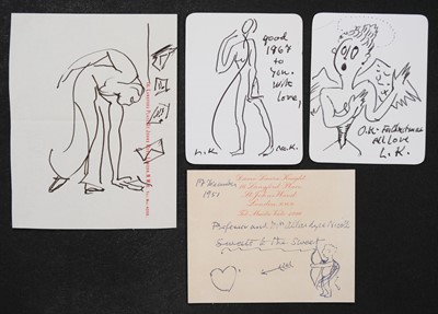 Lot 345 - Knight (Laura, 1877-1970). An archive of letters and sketches, 1938-1967