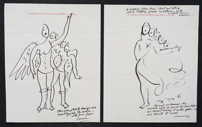 Lot 345 - Knight (Laura, 1877-1970). An archive of letters and sketches, 1938-1967