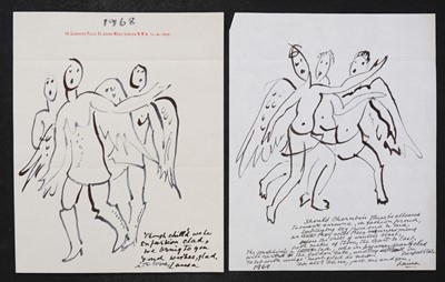 Lot 345 - Knight (Laura, 1877-1970). An archive of letters and sketches, 1938-1967