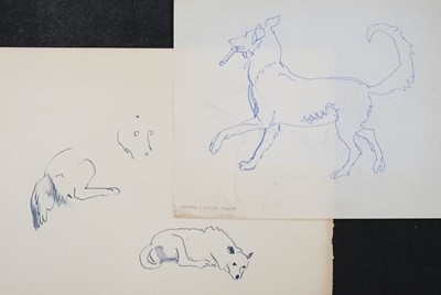 Lot 345 - Knight (Laura, 1877-1970). An archive of letters and sketches, 1938-1967