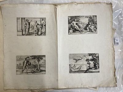 Lot 25 - Mignard (Nicolas, 1606-1668). Group of prints after Carracci