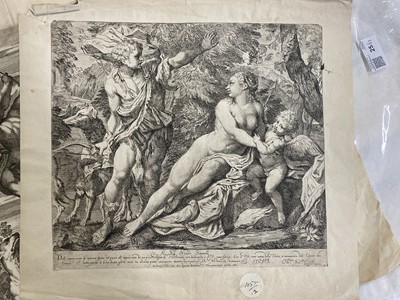 Lot 25 - Mignard (Nicolas, 1606-1668). Group of prints after Carracci