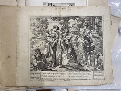 Lot 25 - Mignard (Nicolas, 1606-1668). Group of prints after Carracci