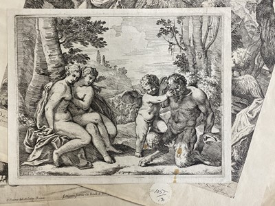 Lot 25 - Mignard (Nicolas, 1606-1668). Group of prints after Carracci