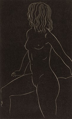 Lot 405 - Gill (Eric, 1882-1940). Six plates from Twenty-Five Nudes, 1937, wood engravings.., and others