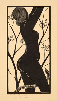 Lot 503 - Washington (Earl Marshawn, 1962-). Homage to Eric Gill's 'Eve', wood engraving