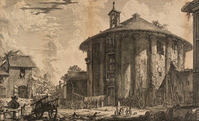 Lot 55 - Piranesi (Giovanni Battista, 1720-1778). Veduta del Tempio di Cibele..., 1758