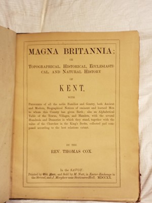 Lot 37 - Lambarde (William). A Perambulation of Kent, 3rd ed., [1656]