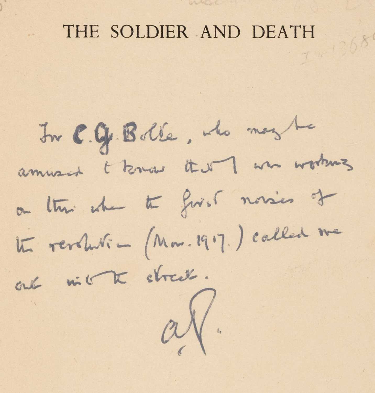 Lot 694 - Ransome (Arthur). The Soldier & Death, reprint, 1945