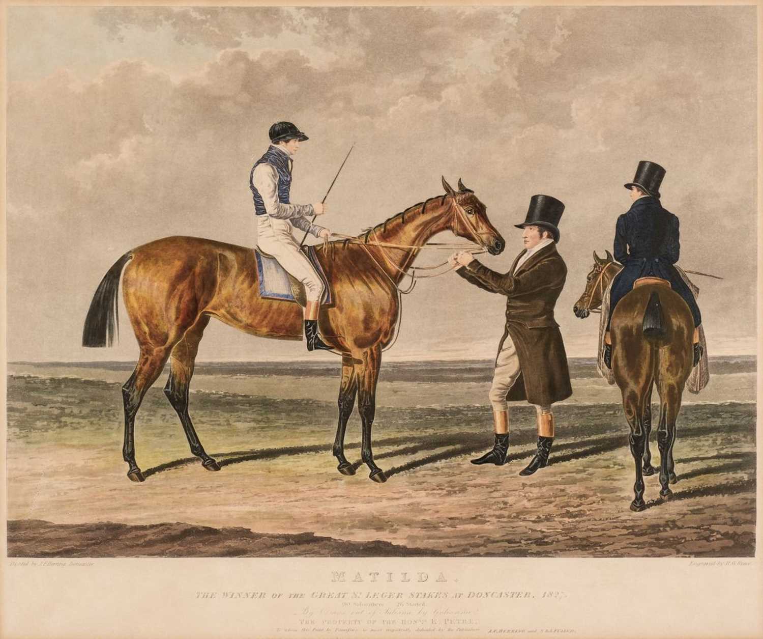 Lot 282 - The Saint Leger. Reeve (R. G.). Matilda, The Winner of the Great St. Leger Stakes..., 1828
