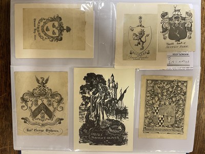 Lot 407 - Bookplates. An album of 550 bookplates, mostly 18th-century armorials