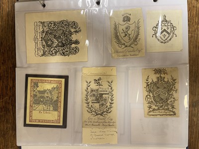 Lot 407 - Bookplates. An album of 550 bookplates, mostly 18th-century armorials