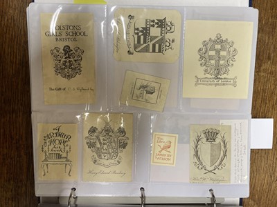 Lot 407 - Bookplates. An album of 550 bookplates, mostly 18th-century armorials