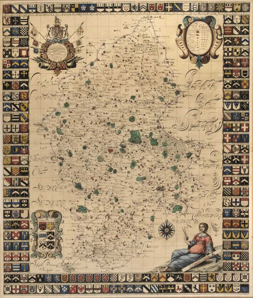 Lot 142 - Staffordshire. Plot (Robert). This Map of