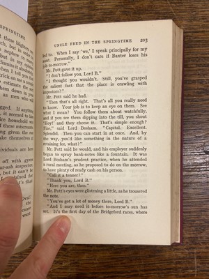 Lot 812 - Wodehouse (P. G.) Uncle Fred in the Springtime, 1st edition, 1939