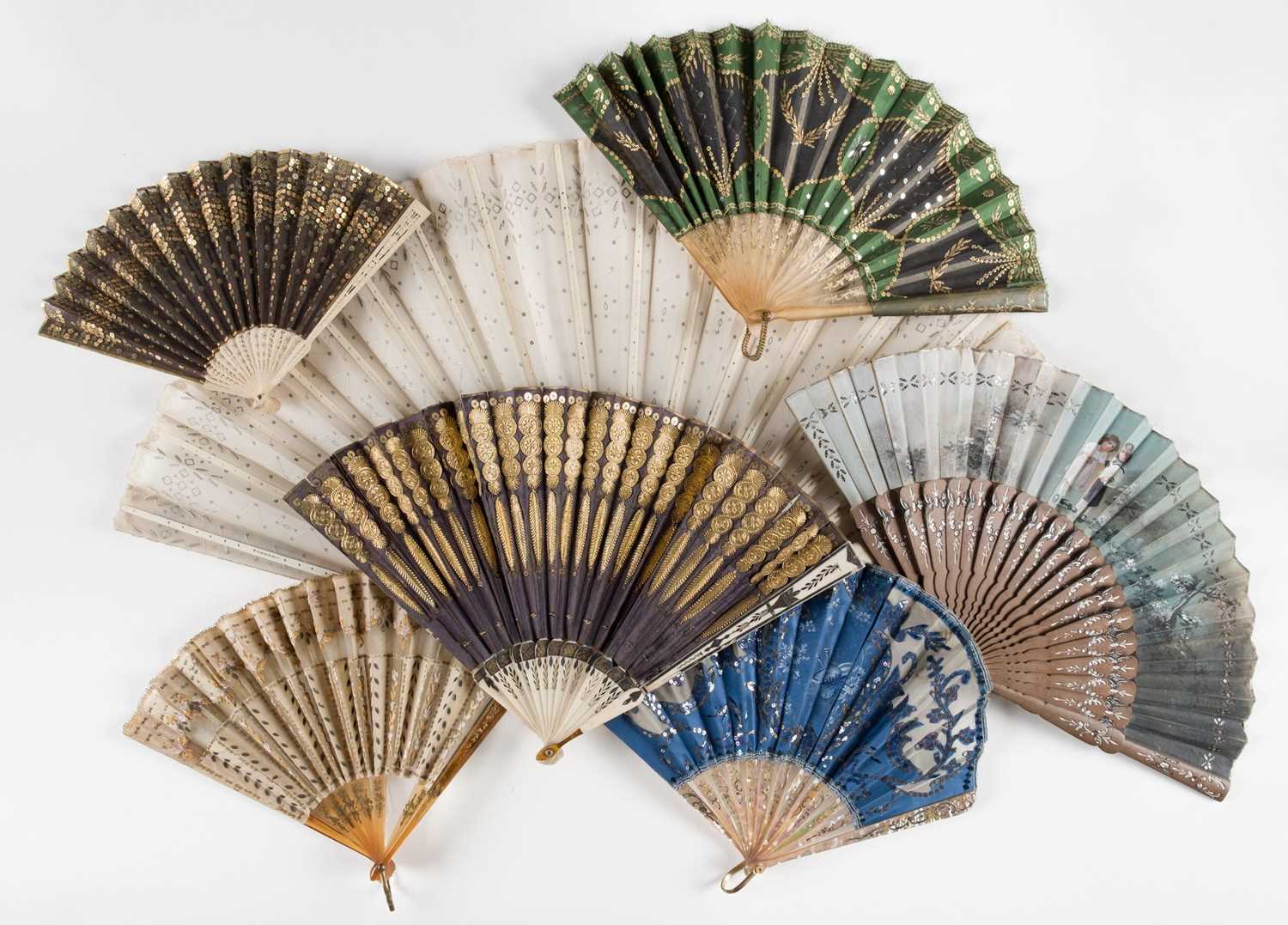 Greek Fan Shell Lot 495 - Greek Revival Fan. A decorative fan, circa