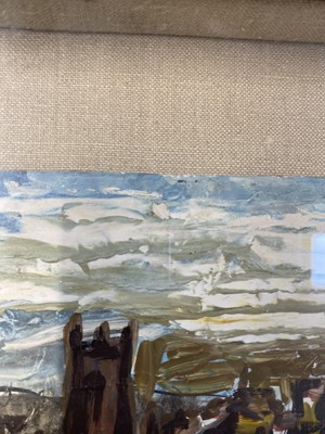 Lot 360 - Durrant (Roy Turner, 1925-1998). Evening, Brixham Harbour, 1945