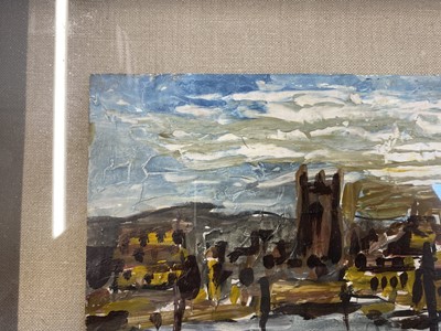 Lot 360 - Durrant (Roy Turner, 1925-1998). Evening, Brixham Harbour, 1945