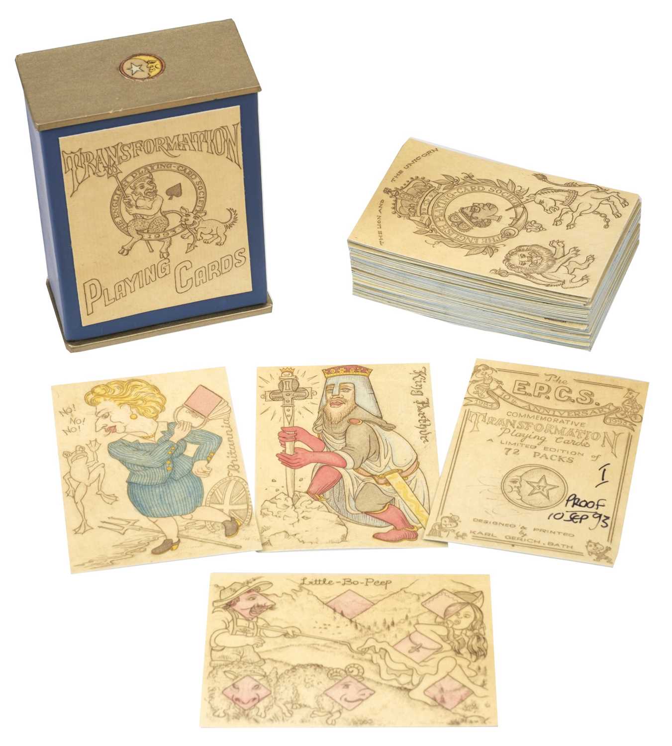 Lot 500 - Gerich (Karl). No.37: EPCS 10th Anniversary Transformation Pack, England, Bath, 1993