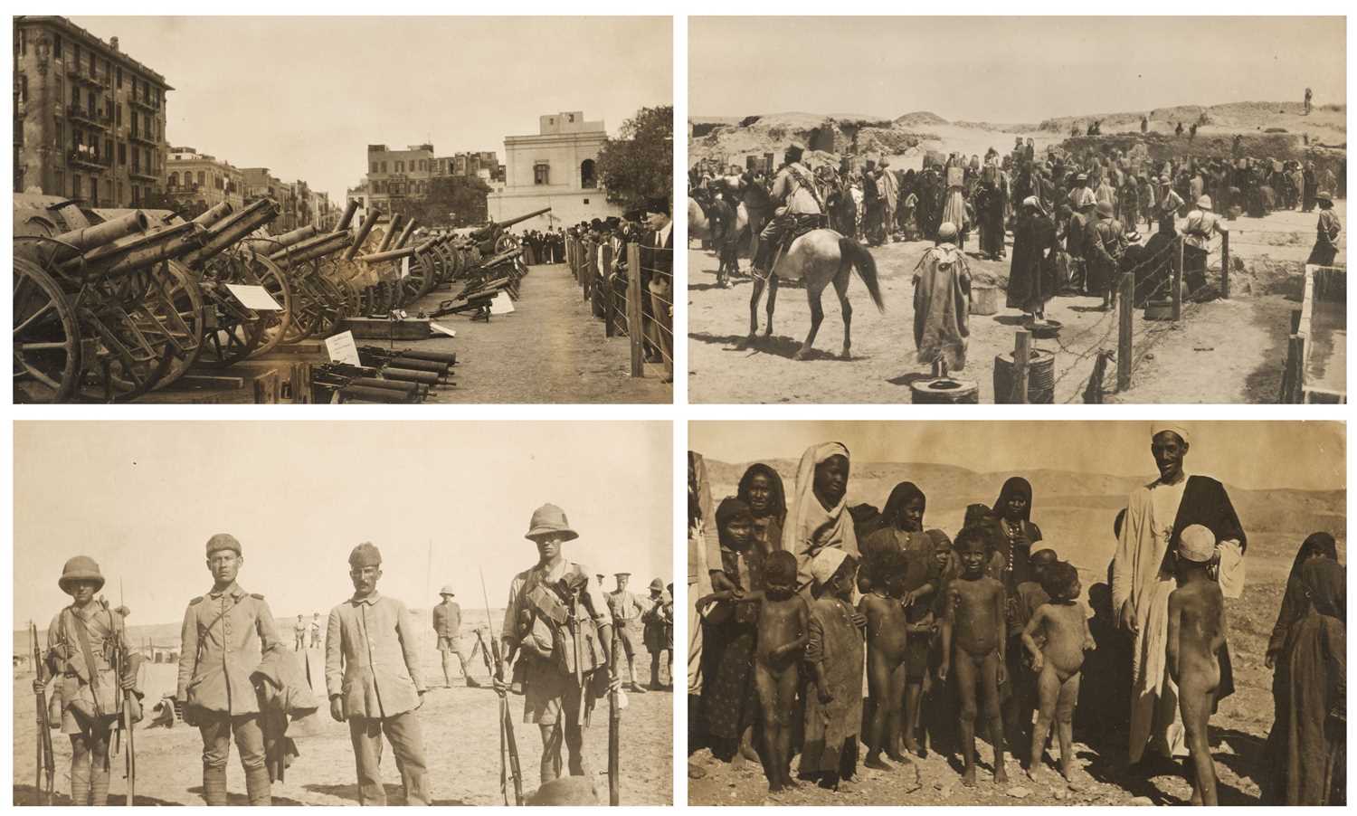 Lot 113 - World War I - Sinai & Palestine Campaign. A group of 190 gelatin silver print photographs, 1917