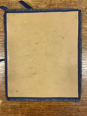 Lot 428 - Scissor Cut Pictures. A small album containing 6 delicate scissor cut pictures, 1799