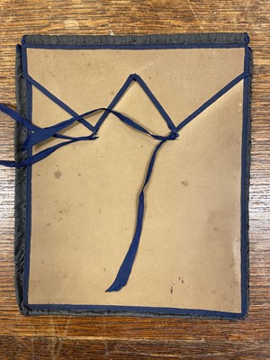 Lot 428 - Scissor Cut Pictures. A small album containing 6 delicate scissor cut pictures, 1799