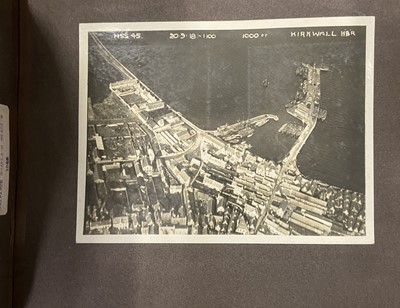 Lot 309 - Royal Naval Air Service. An album of over 200 photographs, 1914-18