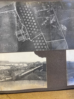 Lot 309 - Royal Naval Air Service. An album of over 200 photographs, 1914-18