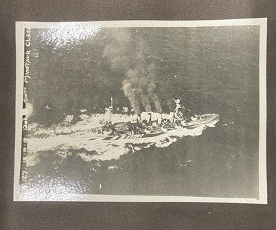 Lot 309 - Royal Naval Air Service. An album of over 200 photographs, 1914-18